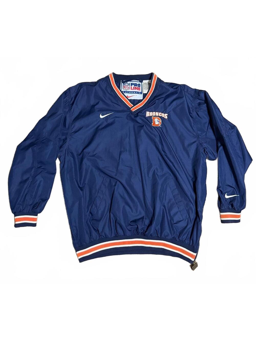 Vintage Nike NFL Pro Line Denver Broncos Pullover Jacket
